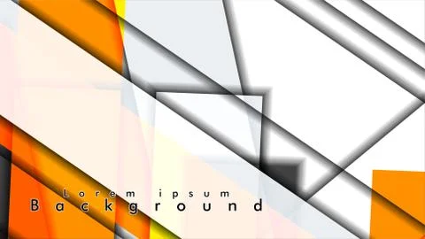 Rectangle tube elements vector 3d background Stock Illustration