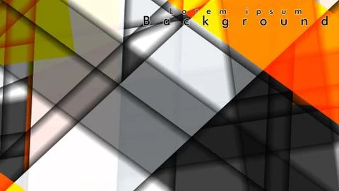 Rectangle tube elements vector 3d background Stock Illustration