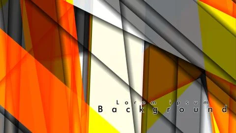 Rectangle tube elements vector 3d background Stock Illustration