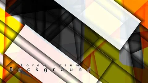 Rectangle tube elements vector 3d background Stock Illustration