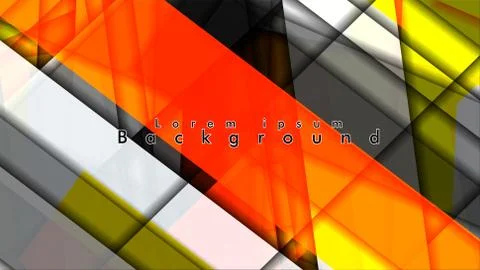 Rectangle tube elements vector 3d background Stock Illustration