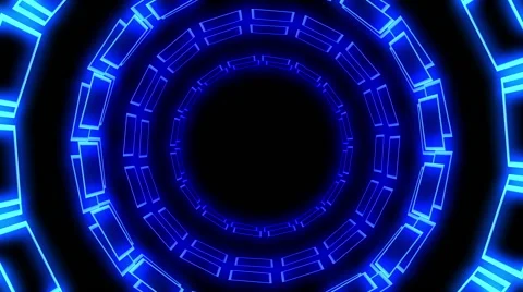 Rectangle Tunnel 01 Stock-Footage 47295714