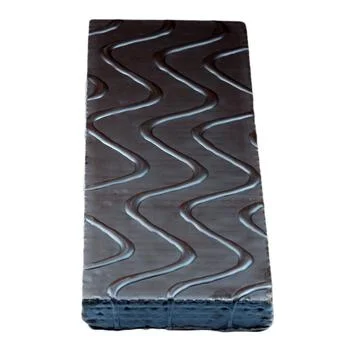 Rectangle waffle chocolate cake Stock Photos