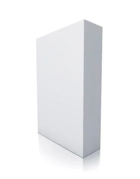 Rectangle white box. Stock Illustration