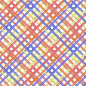 Rectangles and lines seamless pattern red, black, blue, grey eps10 Stock Illustration