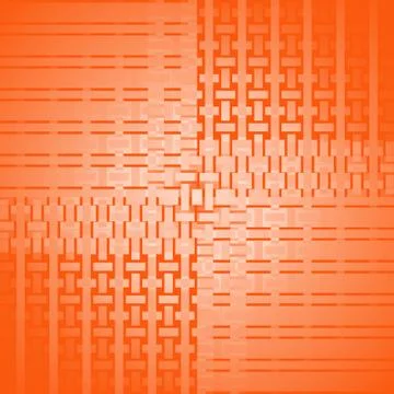 Rectangles and stripes pattern orange blurred Stock Illustration