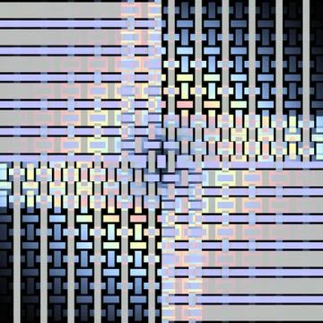 Rectangles and stripes pattern purple blue gray Stock Illustration