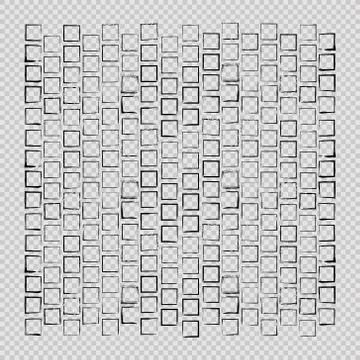 Rectangles Background. Collection of geometric rectangle empty borders. Vector Stockillustratie