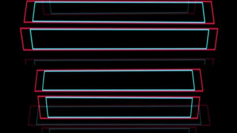 Rectangles changing shape and color moving down Stock Footage 71256338