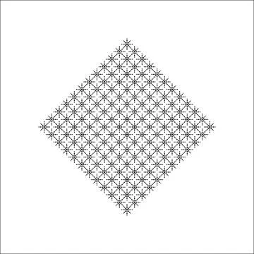 Rectangles Composition for Decoration, Ornate or Background Stock Illustration