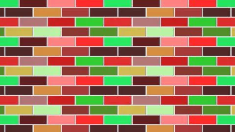 Rectangles in different colors. Stock Illustration