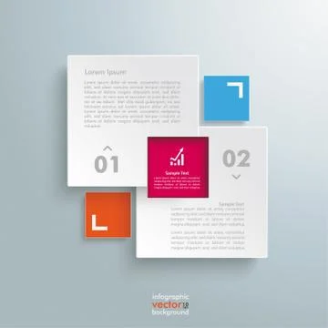 Rectangles e-commerce template 2 options Stock Illustration