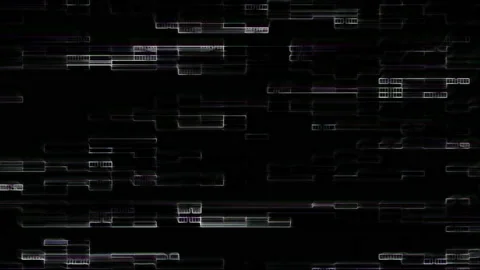 Rectangles Fractal Noise Effect with Dynamic Highlighted Areas 스톡 동영상 150179009