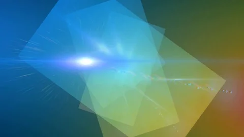 Rectangles geometric shapes lights Stock Footage 91022452