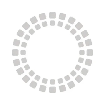 Rectangles loading circle flat style icon vector design Stock Illustration