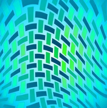 Rectangles pattern blue green Stock Illustration