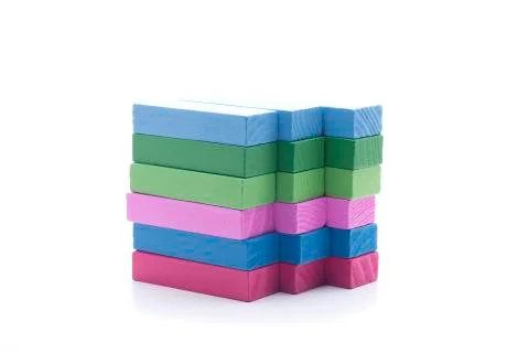 Rectangles pieces Stock Photos