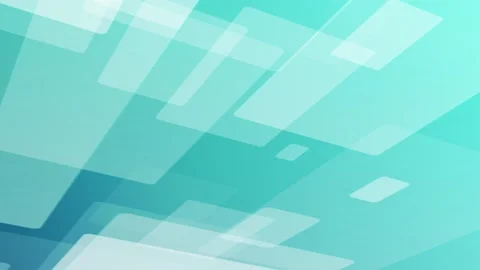 Rectangles round flying in 3d space Stock Footage 159973495