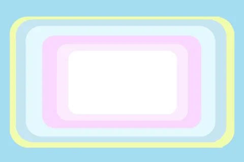 RECTANGLES WITH ROUNDED CORNERS III Stock Illustration