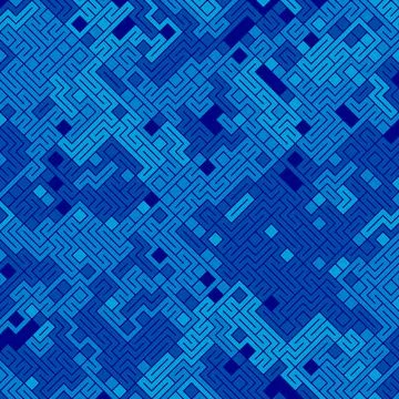 Rectanglular diagonal tile geometric lines pattern. Lines abstract vector Stock Illustration