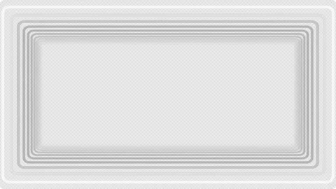 Rectangular 3D frame on transparent background with alpha channel. Stock Footage 304726467