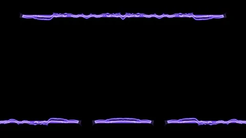 Rectangular appearing and disappearing horizontal frame with shapes of wate.. Stock Footage 270315845