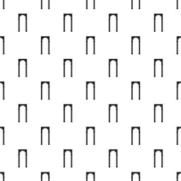 Rectangular arch pattern, simple style 스톡 일러스트