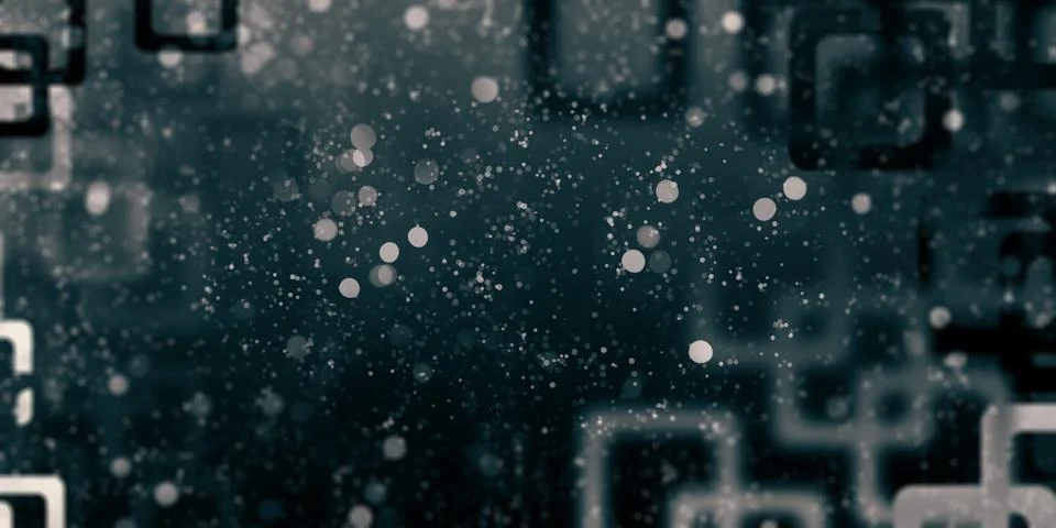 Rectangular background with curved corners Mosaic geometric pattern Blur Stock Illustration