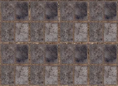 Rectangular background wooden texture series of symmetrical blocks with separ 写真素材