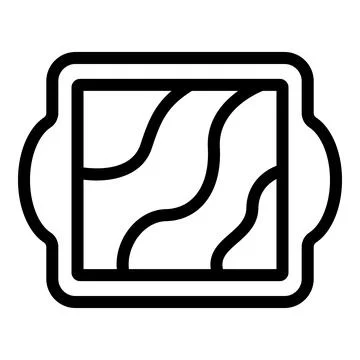 Rectangular baking dish with handles for cooking delicious food Stock Illustration