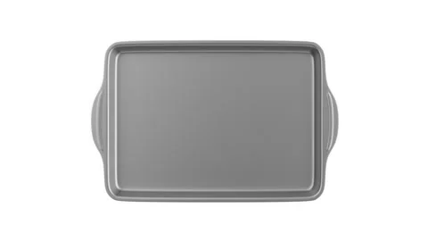 Rectangular baking pan Vídeos de archivo 265108743