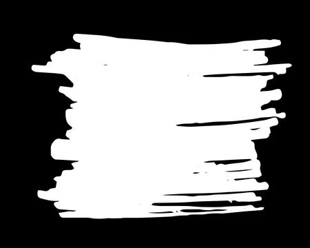 Rectangular banner hand painted with chalk on black Stock Illustration