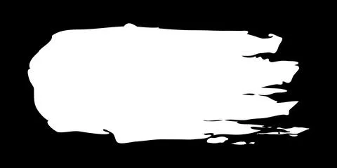 Rectangular banner hand painted with chalk on black Stock Illustration