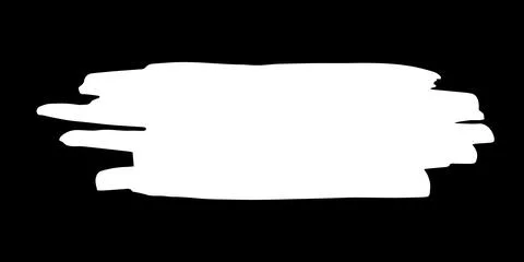 Rectangular banner hand painted with chalk on black Stock Illustration