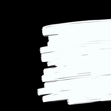 Rectangular banner hand painted with chalk Stock Illustration