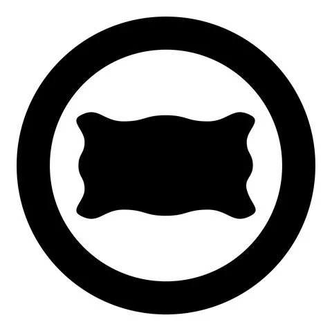 Rectangular banner layout wave shape frame application poster Blank mockup Em 스톡 일러스트