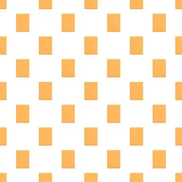 Rectangular biscuits forming a seamless pattern background Stock Illustration