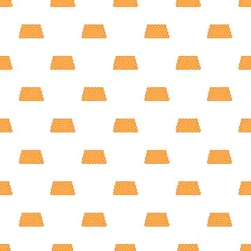Rectangular biscuits forming a seamless repetitive pattern Stock Illustration