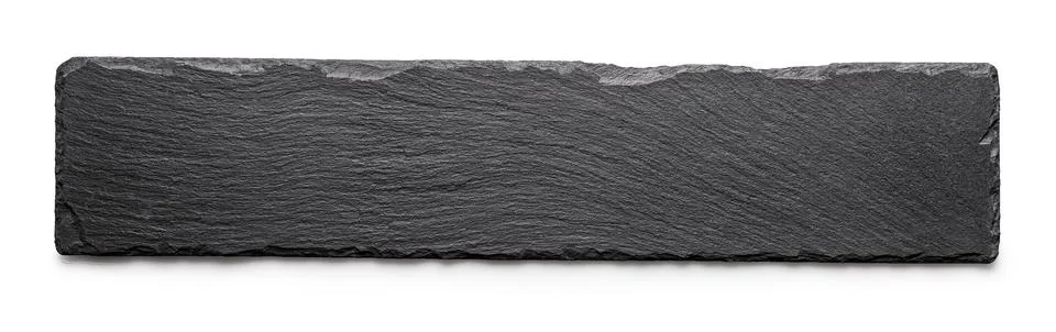 Rectangular black slate Foto stock
