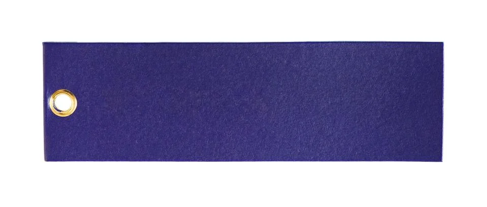 Rectangular blank tag Fotos Stock