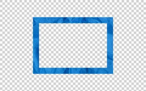 Rectangular blue watercolor texture frame Stock Illustration