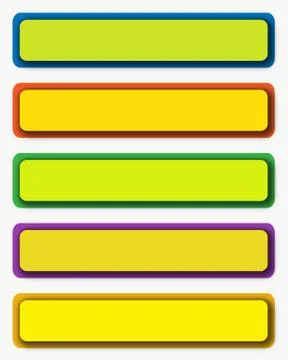 Rectangular buttons イラスト素材