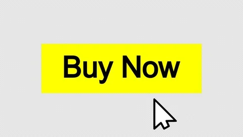 Rectangular Buy Now Button Animation, Black and Yellow Stock Footage 220992036
