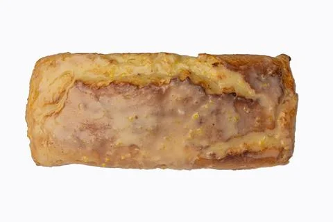 Rectangular cake, with icing, top view Stock Photos