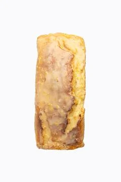 Rectangular cake, with icing, top view Stock Photos