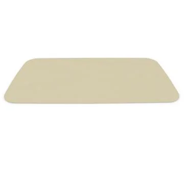 Rectangular cardboard stand for hot drinks, as well as utensils for eating Stock Illustration