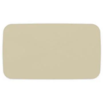 Rectangular cardboard stand for hot drinks, as well as utensils for eating Stock Illustration