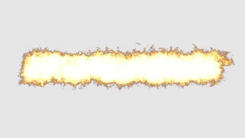 Rectangular CG flame plate for text frames Video stock 341468888