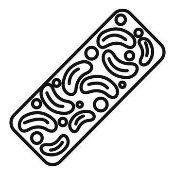 Rectangular chocolate bar with cashew nuts forming a decorative pattern Illustrazione stock