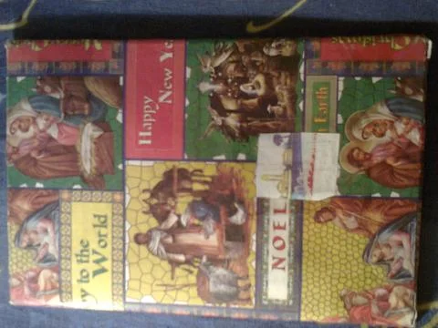 Rectangular Christmas Gift Stock Photos